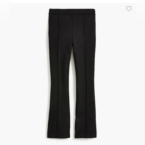 J.Crew Black Crop flare ponte pant Size 4 - Picture 4 of 4